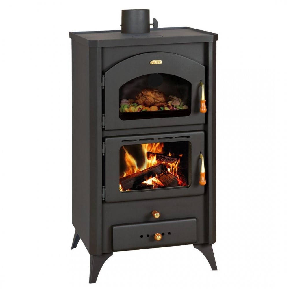 Wood burning stove with oven Prity FGR 14.2kW, Log | Wood Burning Stoves | Stoves |