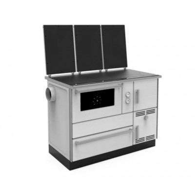Wood burning cooker with back boiler Alfa Plam Alfa Term 35 White Left, 32kW - Product Comparison