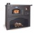 Wood burning cooker Zvezda Classic GFS Left, 5.7kW