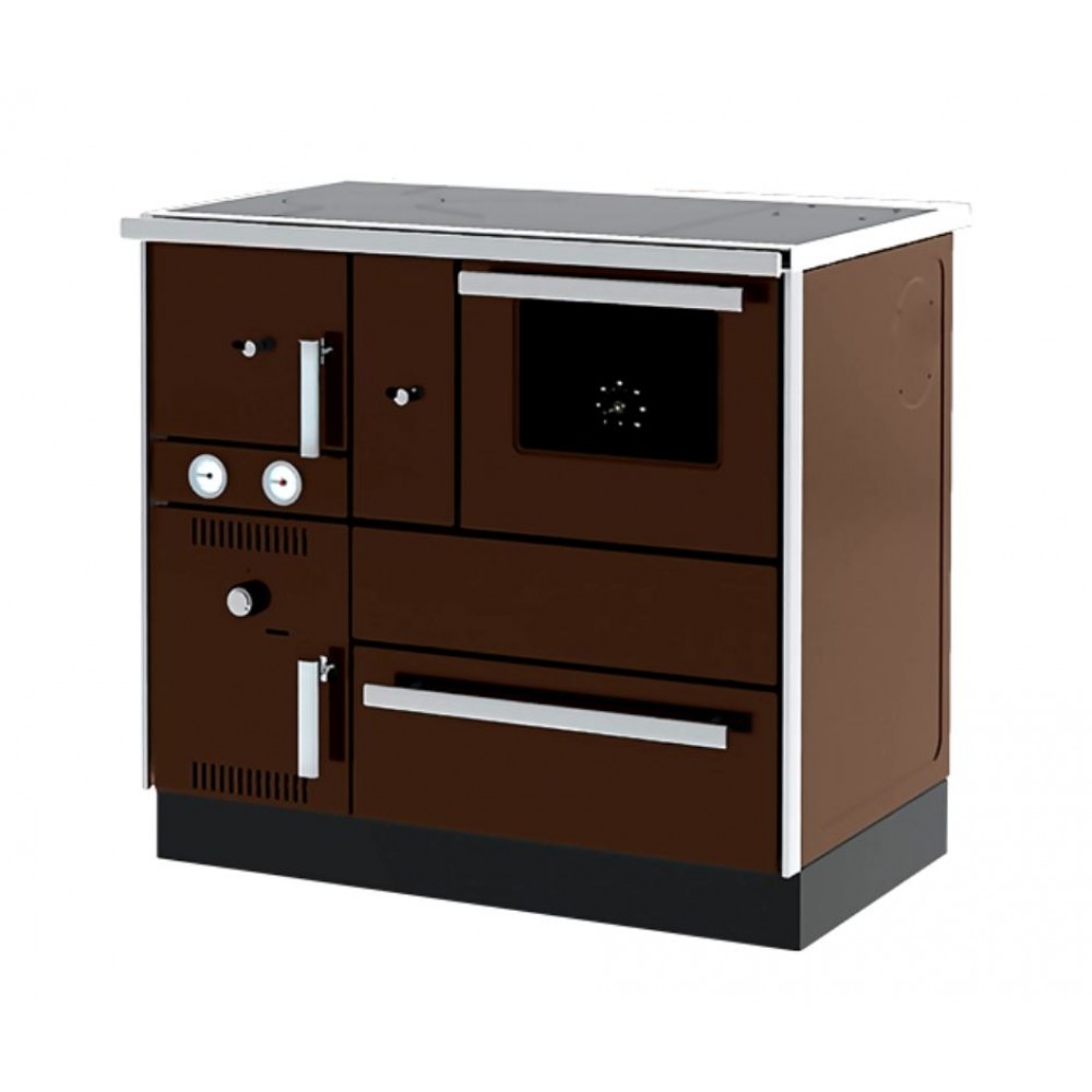 Wood burning cooker with back boiler Alfa Plam Alfa Term 27 Brown, 27.56kW | Cookers | Wood |