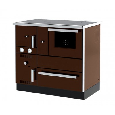 Wood burning cooker with back boiler Alfa Plam Alfa Term 27 Brown, 27.56kW - Product Comparison