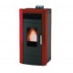 Pellet stove with back boiler Alfa Plam Commo 15 Bordeaux, 15kW