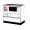 Wood burning cooker Alfa Plam Dominant 90H White, 6.5kW