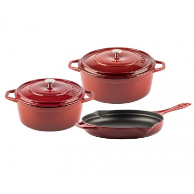 Cast iron pan set of 3 parts Hosse, Rubin - Product Comparison
