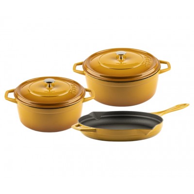 Cast iron pan set of 3 parts Hosse, Dijon - Product Comparison
