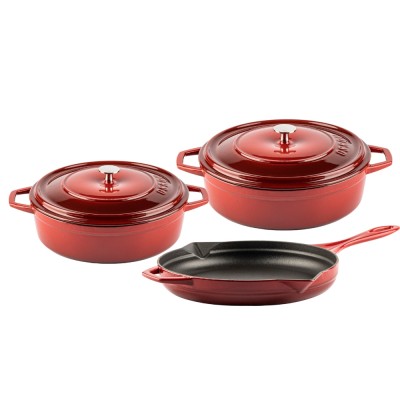 Cast iron pan set of 3 parts Hosse, Rubin - Product Comparison