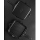 Cast iron pan set of 3 parts Hosse, Black Onyx