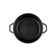 Cast iron deep pot Hosse, Black Onyx, Ф28