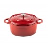 Cast iron deep pot Solagio, Rubin, Ф24
