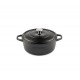 Cast iron deep pot Hosse, Black Onyx, Ф12 | All products |  |