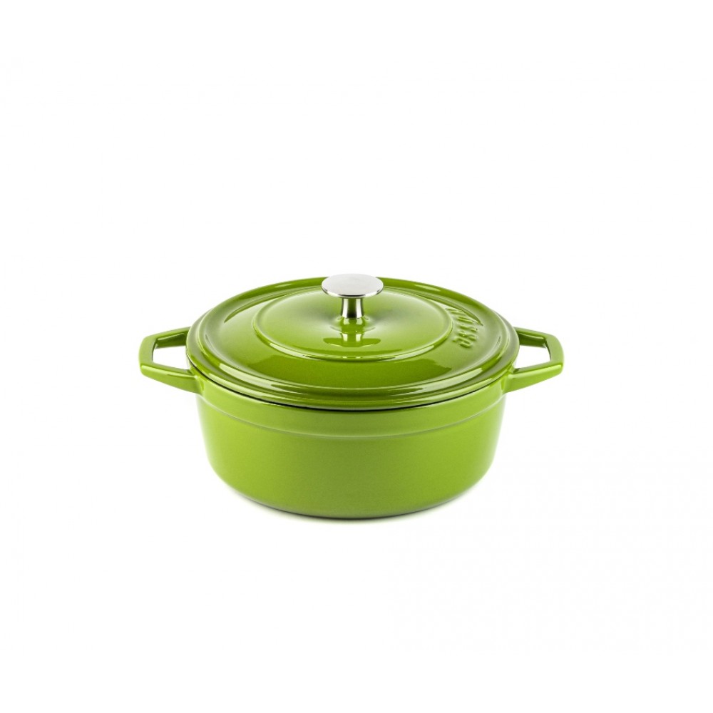 Cast iron deep pot Hosse, Bamboo, Ф12