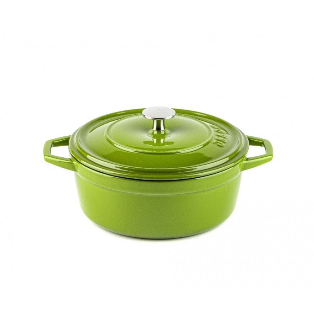 Cast iron deep pot Hosse, Bamboo, Ф20