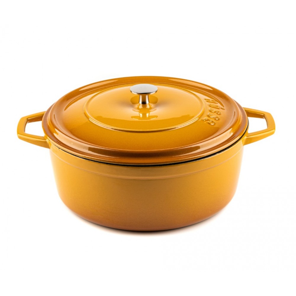 Cast iron deep pot Hosse, Dijon, Ф28