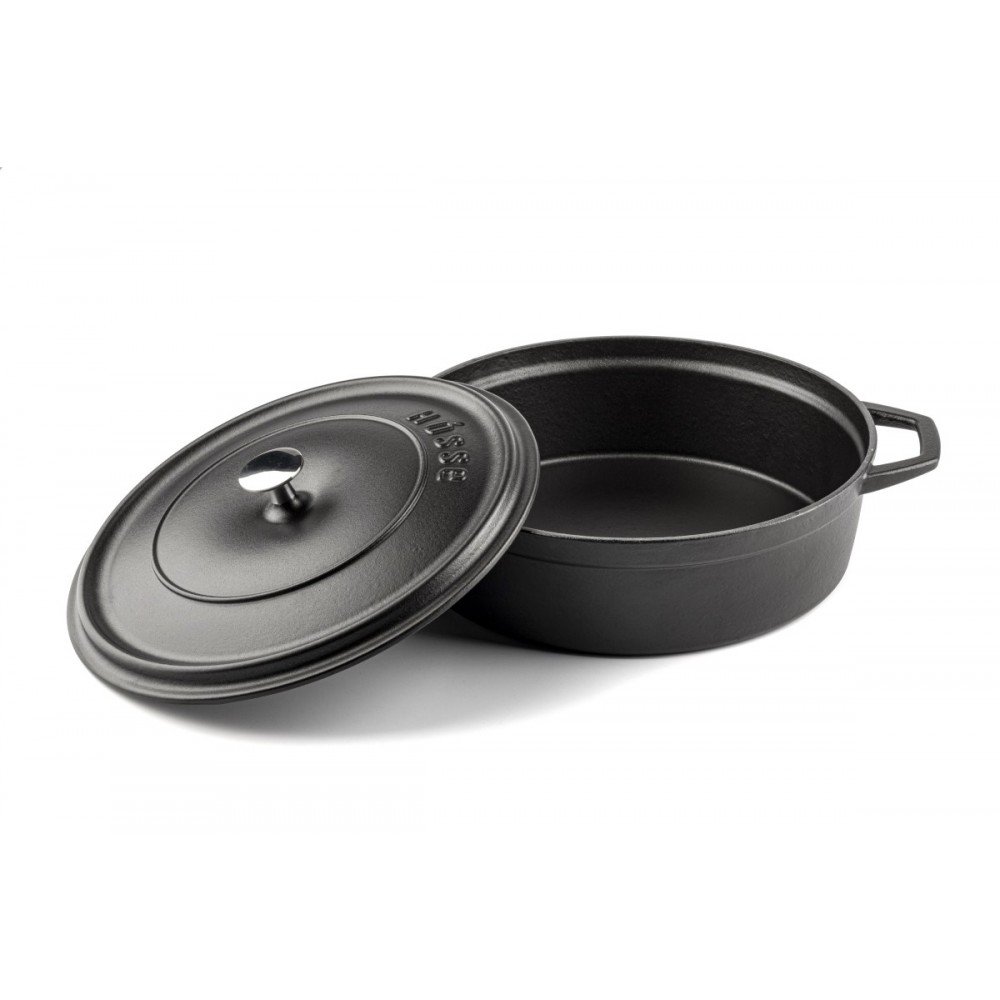 Cast iron shallow pot Hosse, Black Onyx, Ф28 | All products |  |