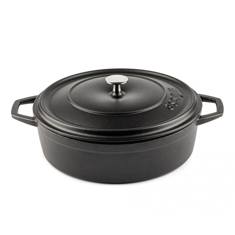 Cast iron shallow pot Hosse, Black Onyx, Ф28 | All products |  |