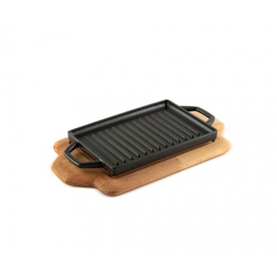 Wooden trivet for mini cast iron plate Hosse HSDDHP1522 - Wooden trivet