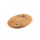 Wooden trivet for oval plate Solagio HSOISK1728, 17x28cm Wooden trivet for oval plate Solagio HSOISK1728, 17x28cm
