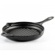 Enameled cast iron grill pan Solagio, Black Onyx, Ф28cm Enameled cast iron grill pan Solagio, Black Onyx, Ф28cm
