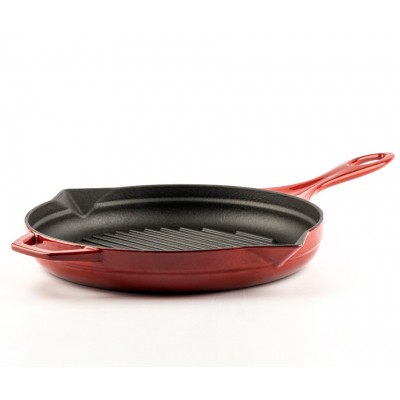 Enameled cast iron grill pan Hosse, Rubin, Ф28cm - Product Comparison