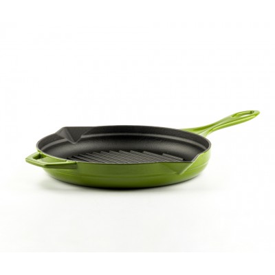 Enameled cast iron grill pan Hosse, Bamboo, Ф24cm - Product Comparison
