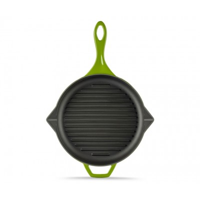 Enameled Cast iron grill pan Hosse, Bamboo, Ф28cm - Product Comparison