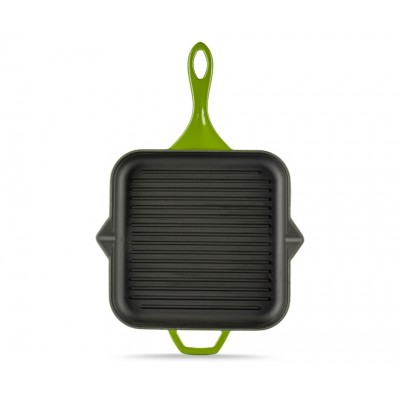 Enameled Cast iron grill pan Hosse, Bamboo, 28x28cm - Product Comparison