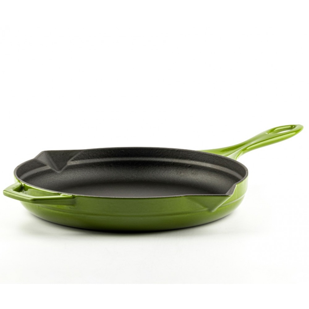 Enameled cast iron pan Hosse, Bamboo, Ф28cm