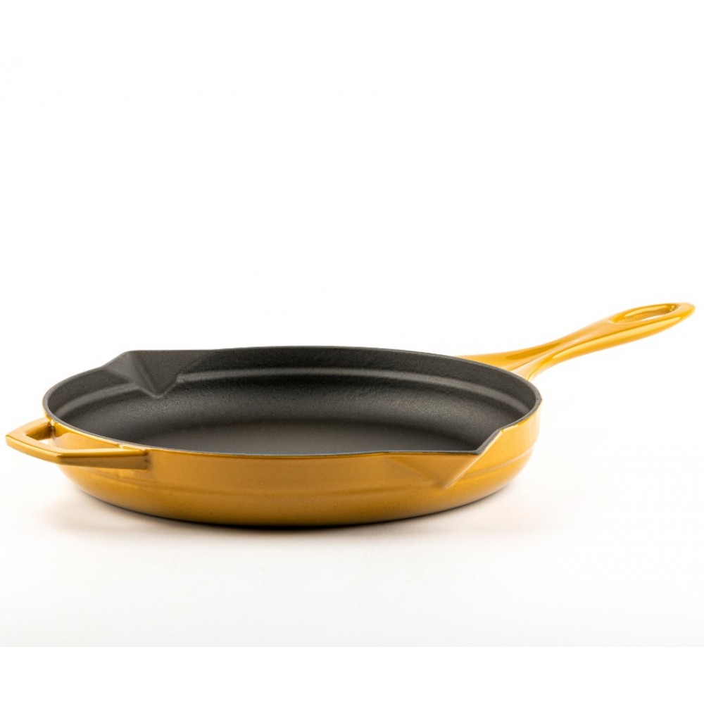 Enameled cast iron pan Hosse, Dijon, Ф28cm