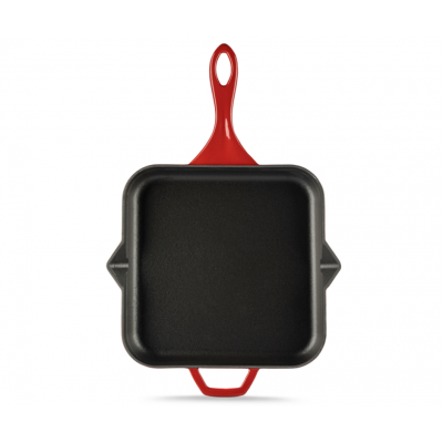 Enameled cast iron pan Hosse, Rubin, 28x28cm - Flat cast iron pan