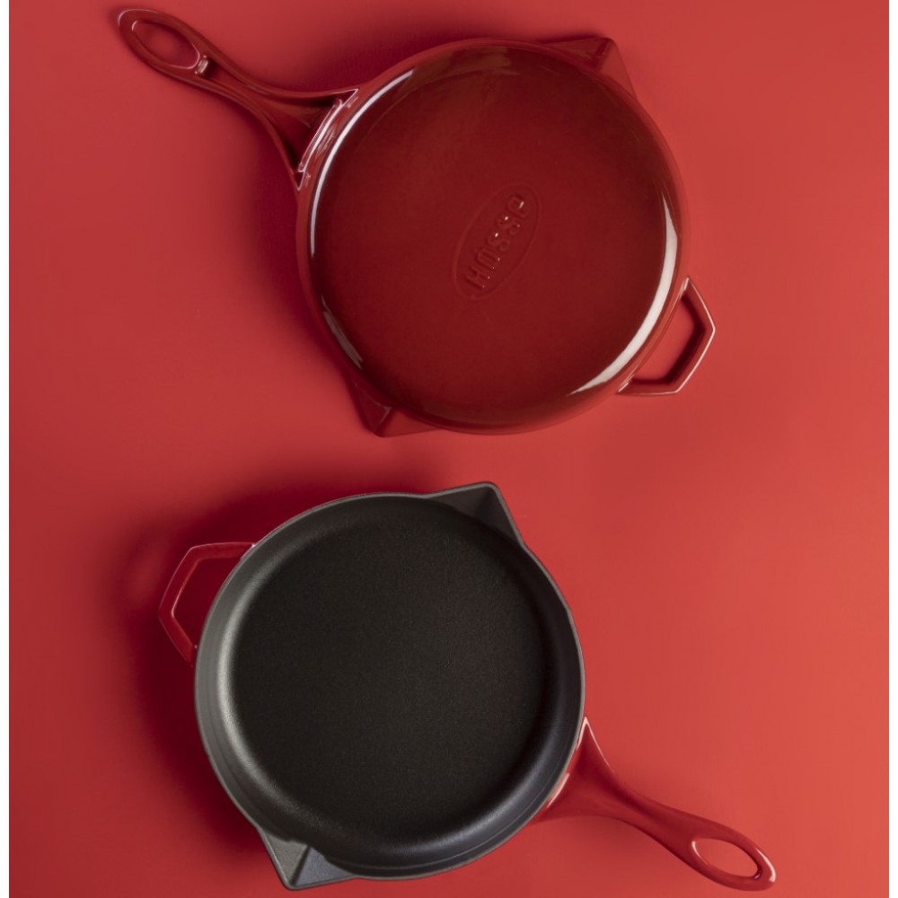 Cast iron pan set of 3 parts Hosse, Rubin | Cast iron pan set Cast iron pan set of 3 parts Hosse, Rubin | Cast iron pan set | |