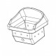 Cast iron Burn pot for pellet stove Gruppo AMG and others., 109x96mm | Burn Pots for Pellet Stoves | Pellet Stove Parts |