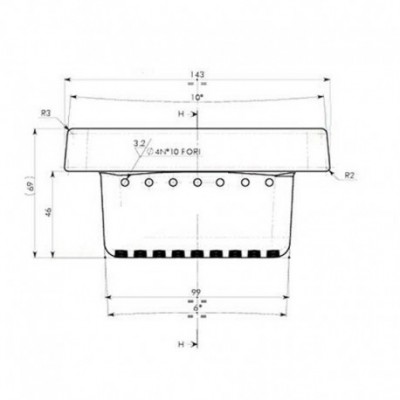 Cast iron Burn pot for pellet stoves Ecoteck, Ravelli and others, 143x106mm - Product Comparison