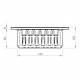 Cast iron burn pot for pellet stove Karmer One and others, 131x90 mm | Burn Pots for Pellet Stoves | Pellet Stove Parts |