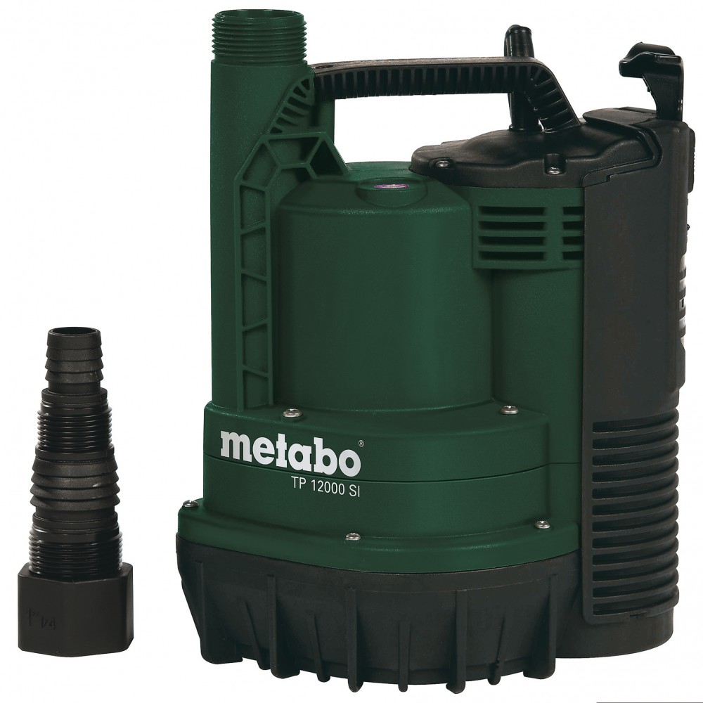 Submersible pump for clean water Metabo TP 12000 SI, power 600 W, flow 11,700 l/h, head 9 m |  |  |