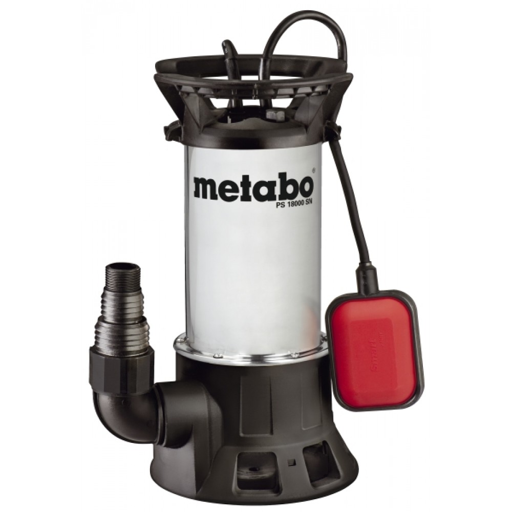 Drainage pump with float for clean and dirty water METABO PS 18000 SN, power 1100 W, flow 19,000 l/h |  |  |