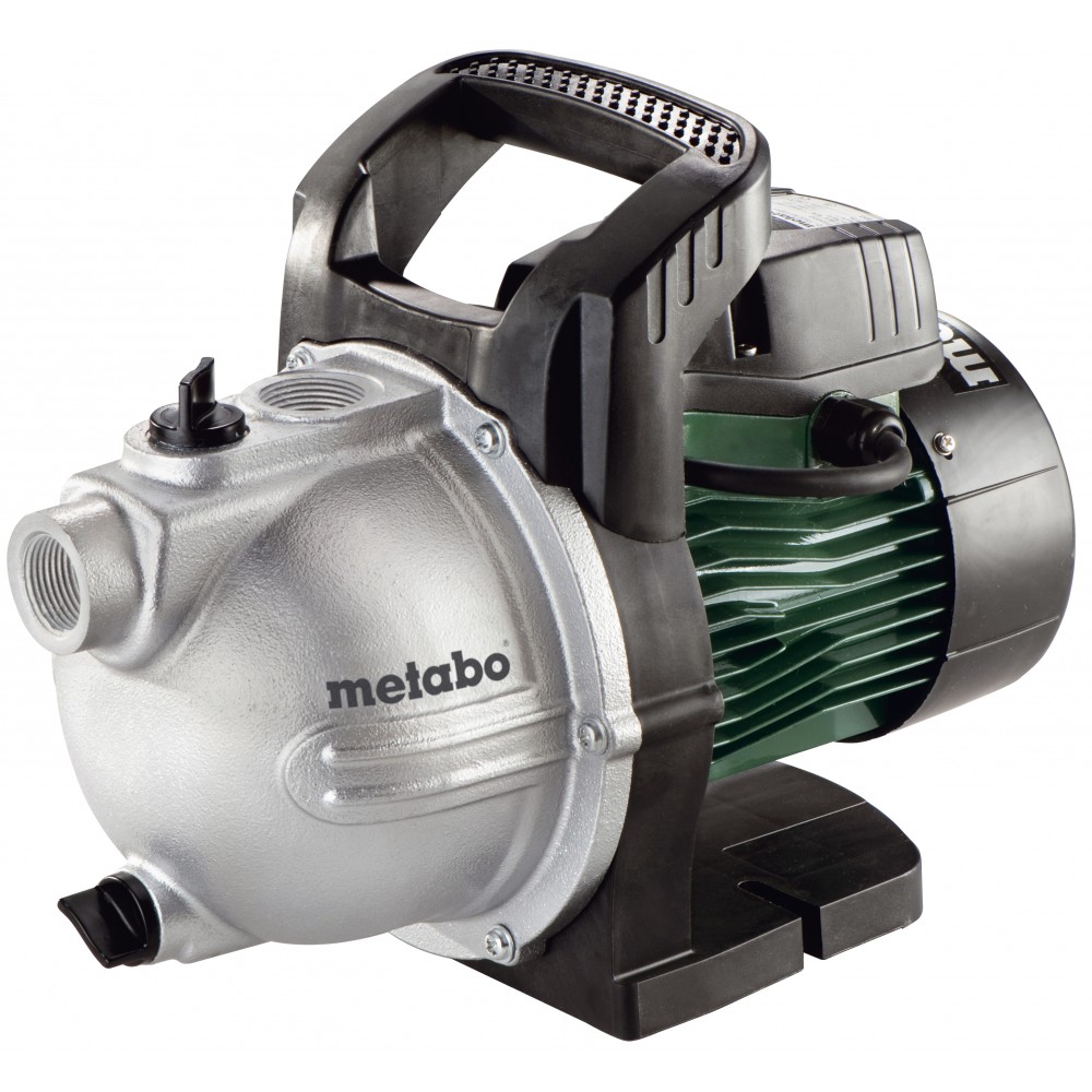 Single-phase garden pump for clean water Metabo P 4000 G, power 1100 W, flow 4000 l/h, head 46 m |  |  |