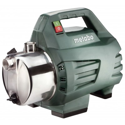 Garden pump for clean water Metabo P 4500 INOX, 1", power 1300 W, flow 75 l/min (4500 l/h), head 48 m - Water Pumps