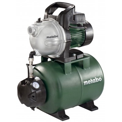 Hydrophore Metabo HWW 4000/25 G, power 1100 W, flow rate 4000 l/h, head 46 m, tank capacity 24 L - Product Comparison