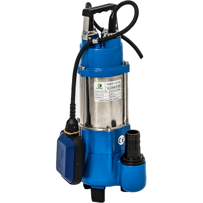 Submersible drainage pump for heavily contaminated water Gmax WQD with external float – flow 17 m³/h, power 0.75 kW, head 15 m - Gmax