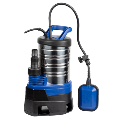Drainage pump for dirty water Gmax with external float and stainless steel housing – flow 13.5 m³/h, power 0.75 kW, head 8 m - Gmax