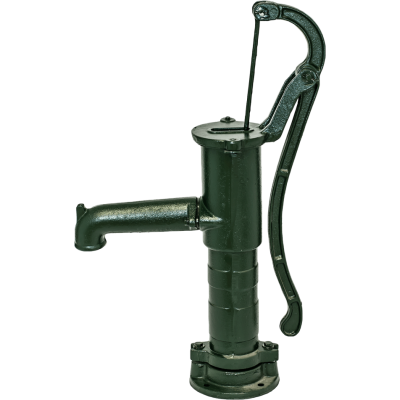 Hand water pump, manual Hydro-Fix, green, length 660 mm, cast iron, size 1 1/4″ - Hydro-Fix
