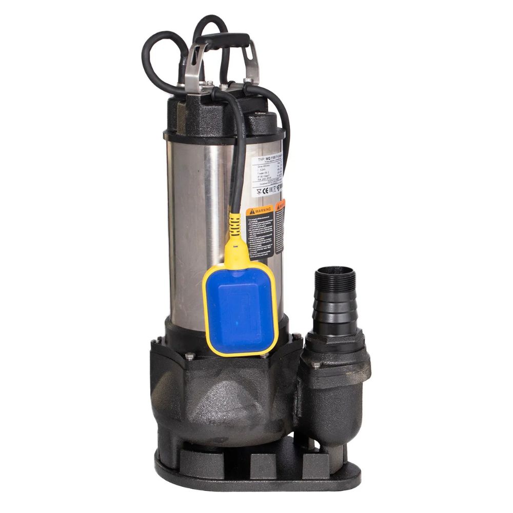 Drainage pump Electromash WQ 1100 professional with external float and stainless steel housing, power 1.1 kW, flow 24,000 l/h, head 10 m, outlet 2″ |  |  |