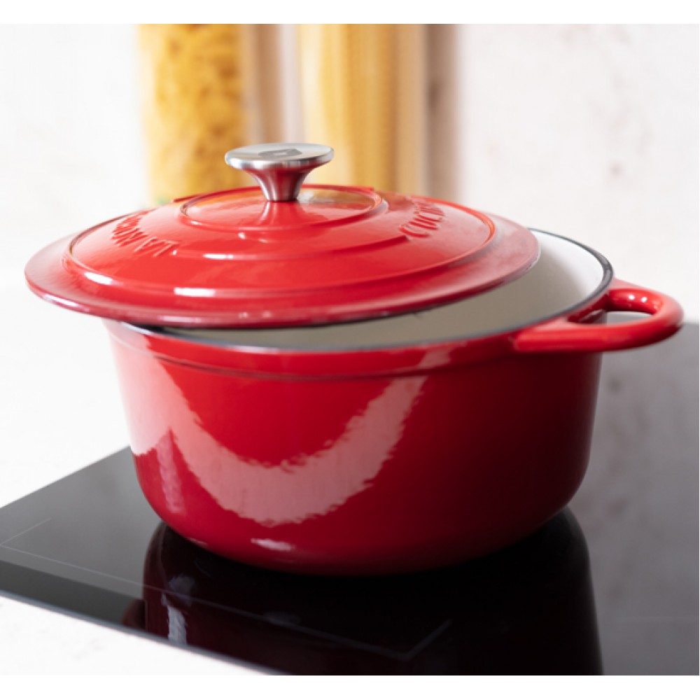 Enameled cast iron pot La Nordica, Round, Ф24 | Cast iron pot |  |