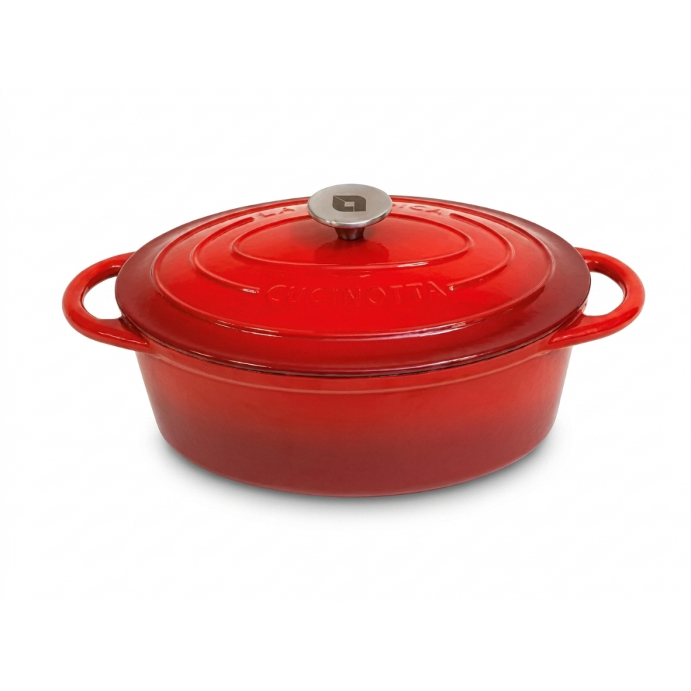 Enameled cast iron pot La Nordica, Oval, Ф29