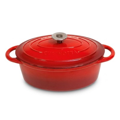 Enameled cast iron pot La Nordica, Oval, Ф33 - Cast iron pot