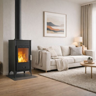 Wood burning stove Balkan Energy ATS 90-10, 12.12kW - Wood Burning Stoves