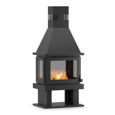 Wood burning stove Balkan Energy FS 4 SIDE, 14.08kW - Wood Burning Stoves