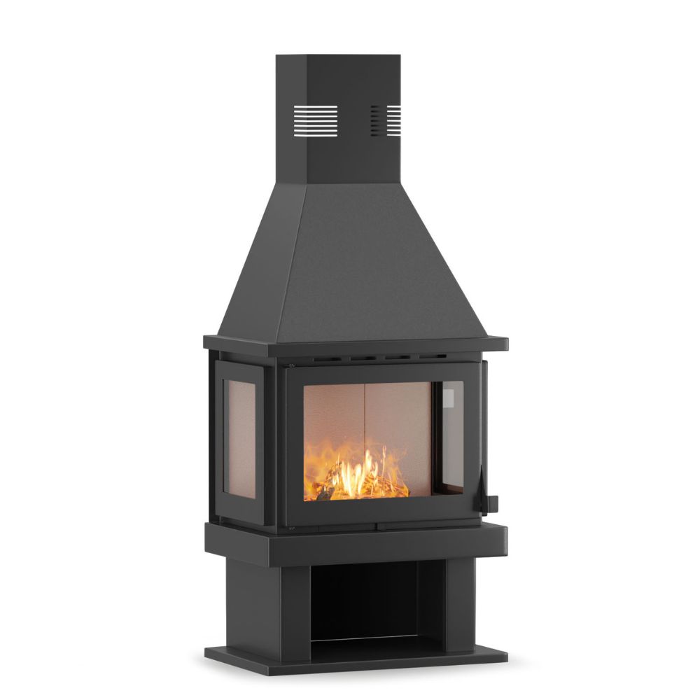 Wood burning stove Balkan Energy FS AERO 3 SIDE, 17.51kW | Wood Burning Stoves |  |