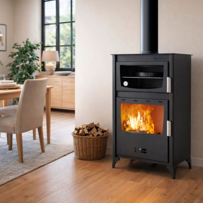 Wood burning stove with oven Balkan Energy ATS 90-30 ΜΑSΙΝΑ, 15.18kW - Product Comparison