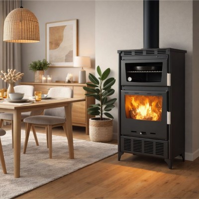 Wood burning stove with oven Balkan Energy ATS 90-30 ΜΑSΙΝΑ AERO, с вентилатор, 18.23kW - Product Comparison